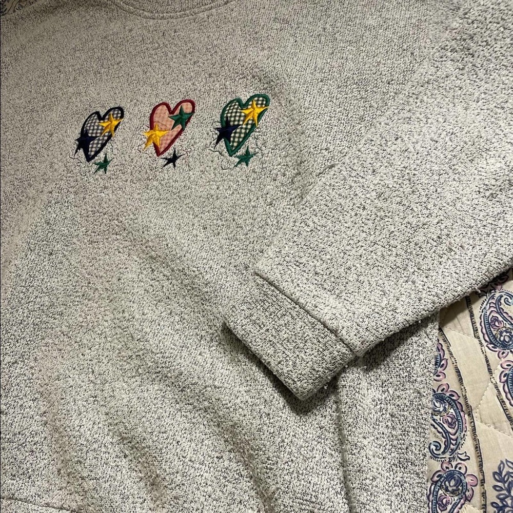 Vintage Grandma Heart Sweater